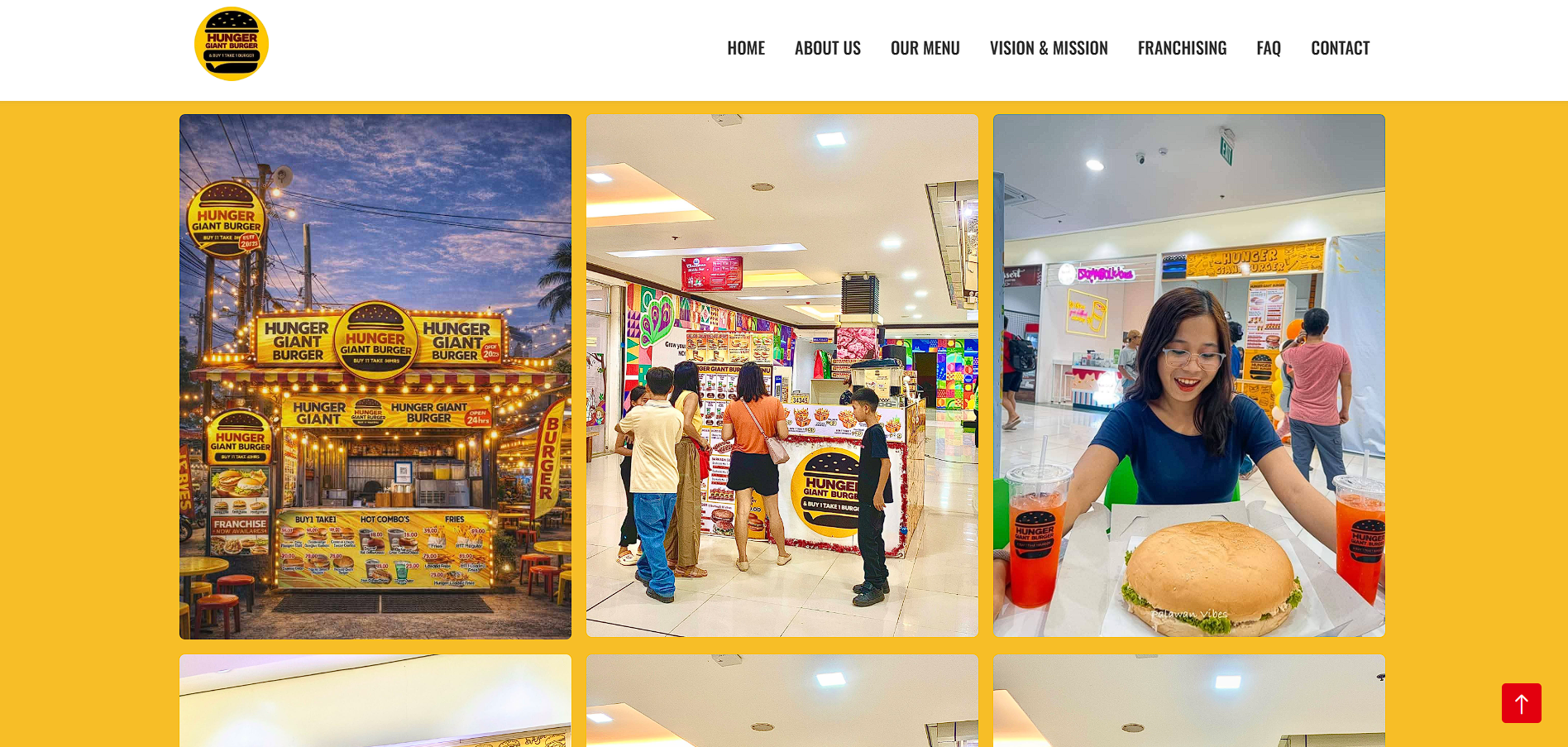 Hunger Giant Burger Website