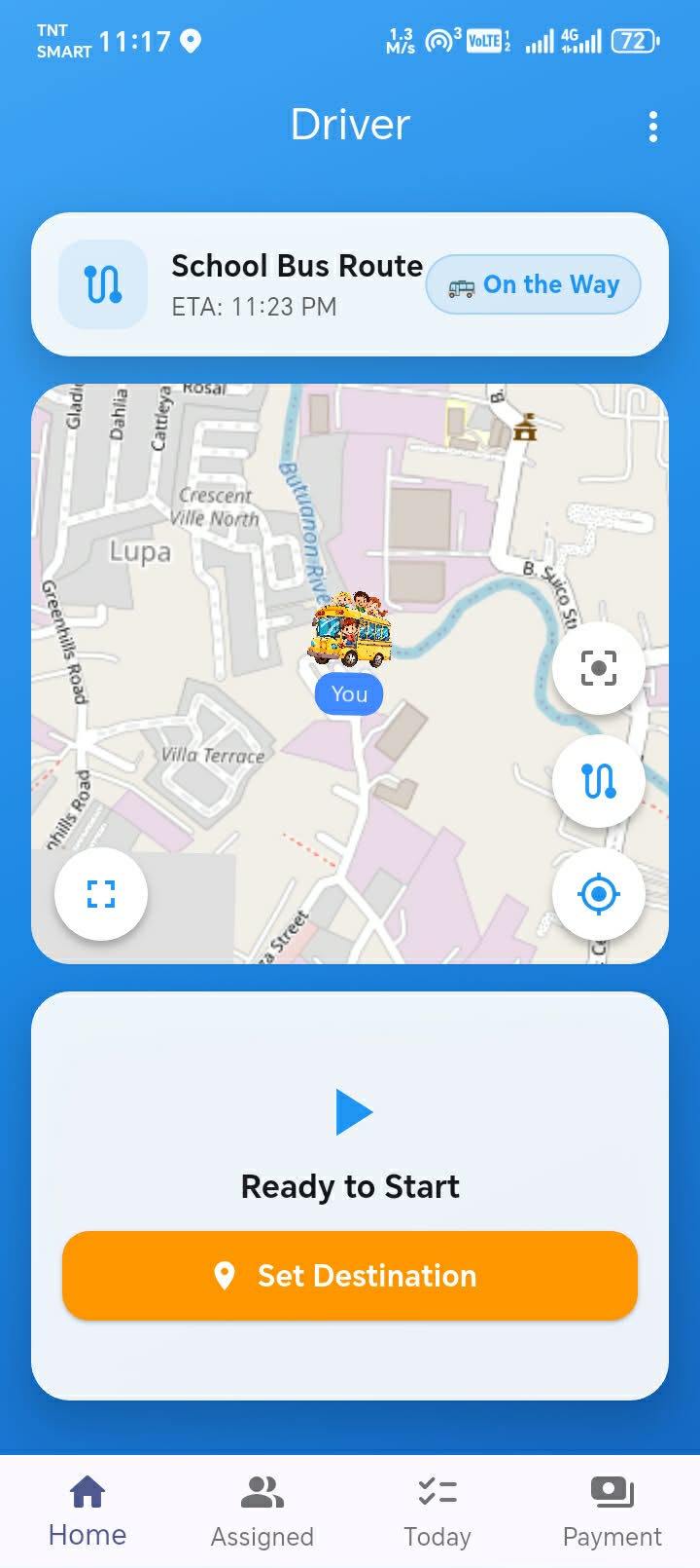 School Bus Tracking App